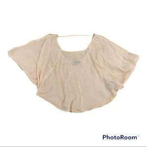 Love 21 Sheer Cape Blouse